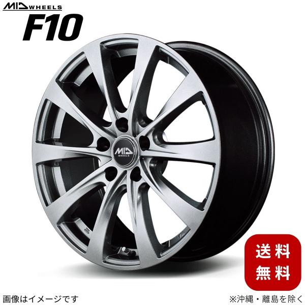 アルミホイール CX-8 KG系 マツダ 【18×7.5J 5-114.3 INSET53 メタリックグレー】 マルカ MID F10 1本 18インチ 5穴 