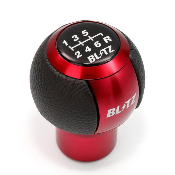 BLITZ ブリッツ 14018 レザーシフトノブ ホンダ レッド N-ONE