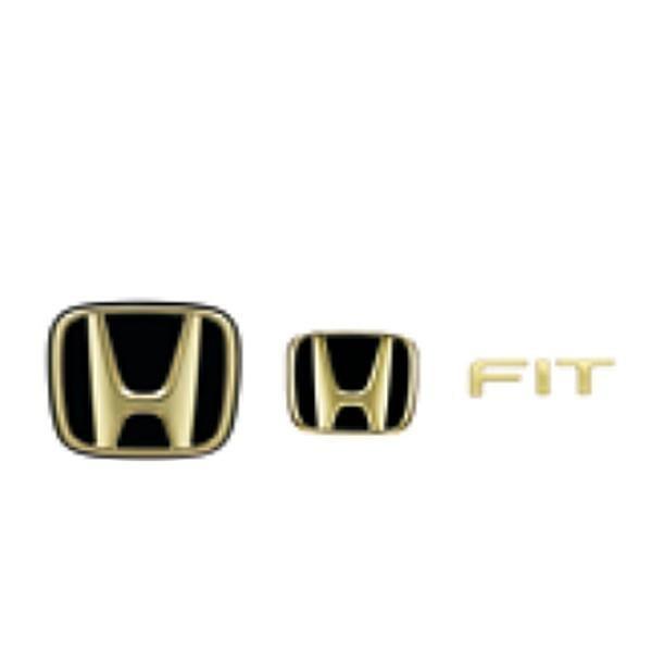 Honda ホンダ純正 08f Tza 000b Fit フィット ゴールドエンブレム Hマーク2個 車名エンブレム 年02月 N Car Parts Shop Mm 通販 Yahoo ショッピング