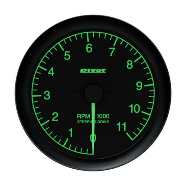 PIVOT ピボット GST-8G GTゲージ80 タコメーター（グリーン照明 