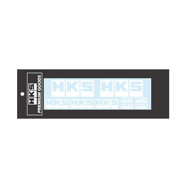 HKS 51003-AK147 ステッカー LOGO Sticker a la carte WHITE