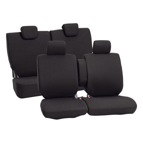 撥水 シートカバー 軽自動車 ワゴンr ムーヴ 等 フロント ベンチシート車 汎用 車 1台分 セット New カラードカバー 伸縮 ニット 素材 ブラック 黒 4061 62 Bk カープロ Yahoo 店 通販 Yahoo ショッピング