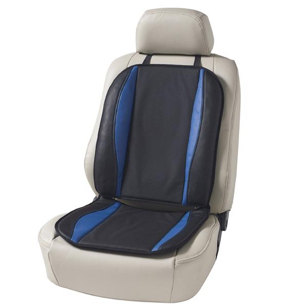 ダブルクッション カーシート クッション レザースポーツ パンチングレザー コンビ 低反発ウレタン フロント用 前席用 1枚 ブラック ブルー 5349 07 Bk Bl カープロ Yahoo 店 通販 Yahoo ショッピング