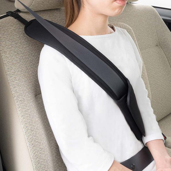 BONFORM（ボンフォーム） 楽々 シートベルトパッド クッション ロング