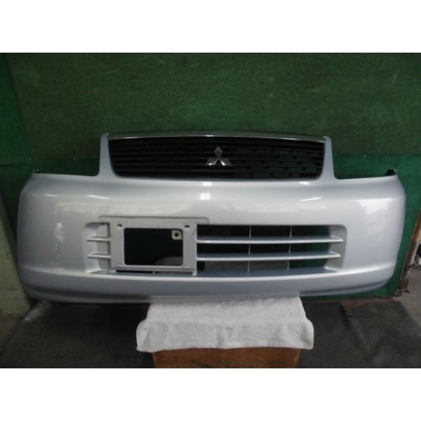 ekワゴン　H81W フロントバンパー　T21 水色 car-recycle_000002326610100