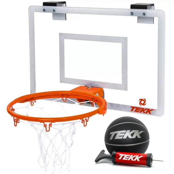 Tekk ミニバスケットボール フープ 419990 30x45cm バスケット ボール ドア 壁掛け 室内 屋内 家庭用 バスケットゴール ゴール バスケ リング おもちゃ 直送