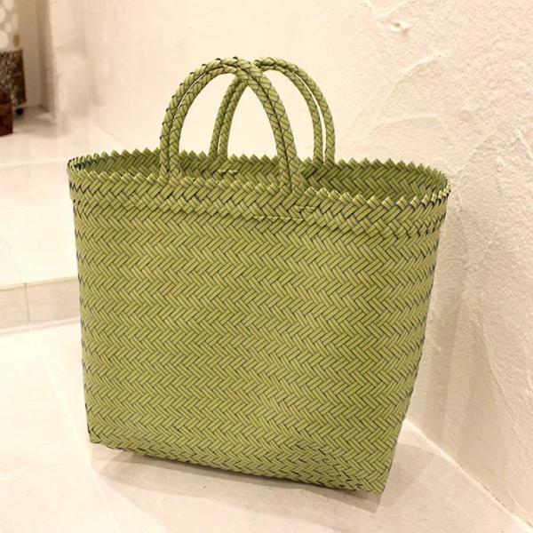 カゴバッグ エコバッグ パサールバッグ 買い物かご イエローグリーン Lサイズ プラスチック製 大容量 軽い 大きい バリ島 Buyee Buyee 日本の通販商品 オークションの代理入札 代理購入