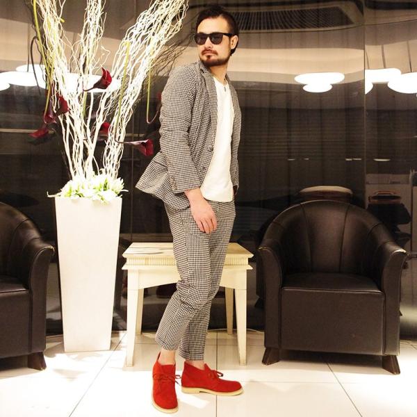 セットアップ メンズ テーラード ギンガムチェック ジャケット ギンガムチェックストレッチセットアップ スーツ Slowgan スローガン Buyee Buyee 日本の通販商品 オークションの代理入札 代理購入