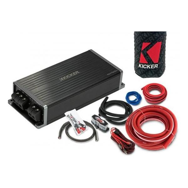 KICKER アンプとアンプキット 2点セット - スマートシリーズ 500W RMS