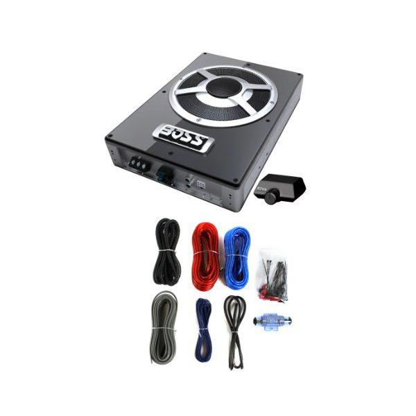 BOSS(ボス) BASS800 8インチ 800W Low Profile Amplified サブ