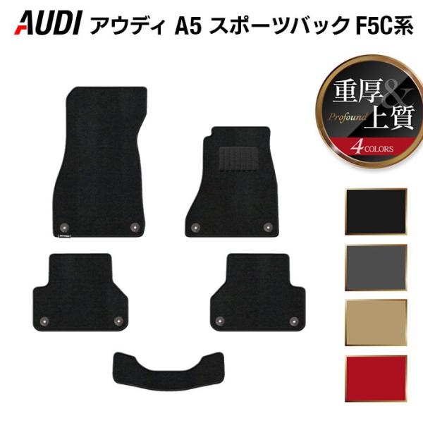 AUDI アウディ A5 スポーツバック F5C系 フロアマット 車 マット カーマット 重厚Profound 光触媒抗菌加工 送料無料