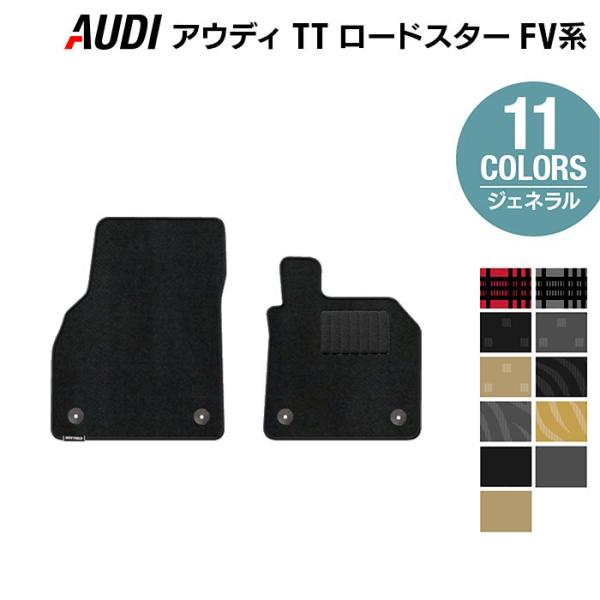 AUDI アウディ TTロードスター FV系 フロアマット 車 マット カーマット 選べる14カラー 光触媒抗菌加工 送料無料