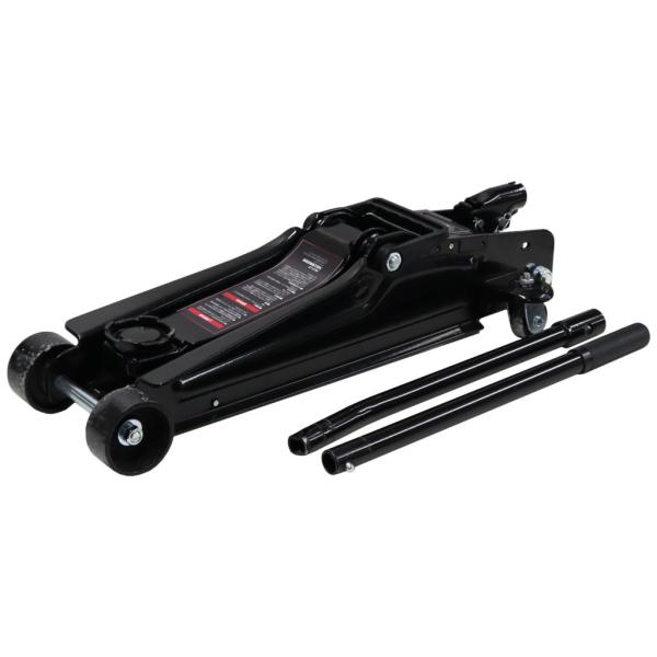 2.5t油圧ジャッキローダウン ジャッキダウン時、安全にゆっくり下がる