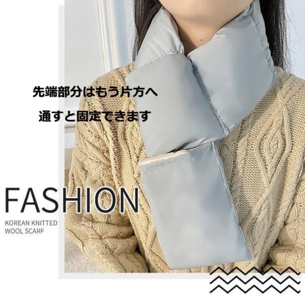 【特徴】       中綿にはご家庭で手洗いでき環境に優しい特殊素材を採用しました。       　水鳥の胸毛を模倣し、繊維で再現したバイオミメティックマテリアル(生体模倣材料)です。       首元をしっかりと包んでくれるサイズ感。  ...