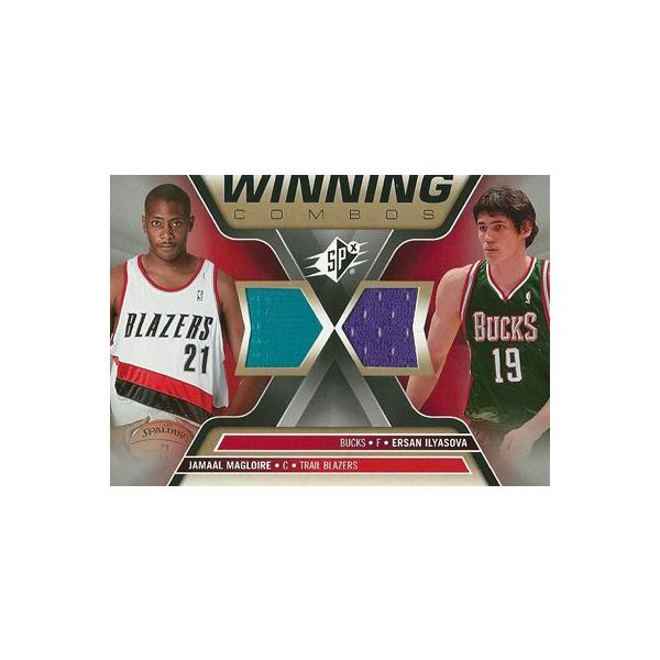 ジャマール マグロア / エルサン イルヤソバ NBAカード 2006/07 SPｘ Winning Combos / Jamaal Magloire / Ersan Ilyasova