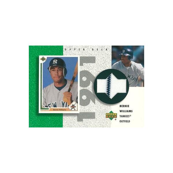 �o�[�j�[�E�E�B���A���X MLB�J�[�h Bernie Williams 2002 UD Authentics Jerseys