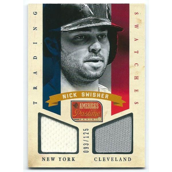ニック・スウィッシャー 2013 America's Pastime Trading Swatches Nick Swisher 093/125