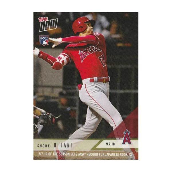 Topps 大谷翔平 二刀流 1イニング記録 カード Topps 大谷翔平