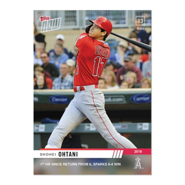 Jĕ #223 A㏉z[LO J[h 1st HR Since Return From IL Sparks 5-4 Win - Shohei Ohtani MLB Topps Now Card