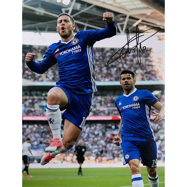 祝開店 大放出セール開催中 Icons エデンアザール チェルシー 直筆サインフォト 写真