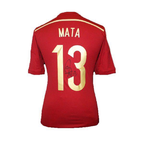 フアン マタ 直筆サイン入りユニフォーム 14 ワールドカップ スペイン代表 ホーム Signed Spain World Cup 14 Shirt Juan Mata Mem Sci Jma02 カードファナティック 通販 Yahoo ショッピング