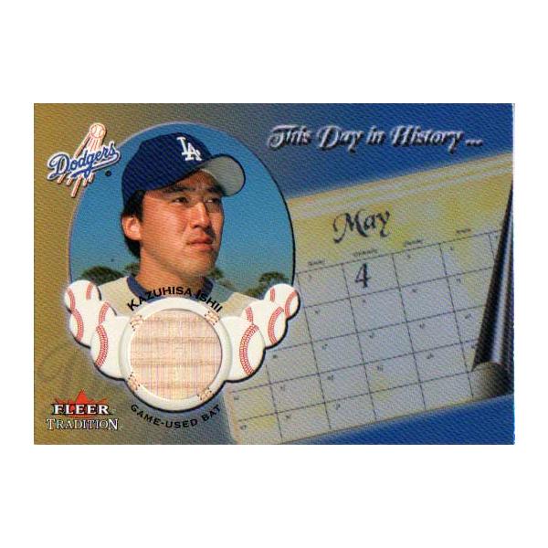 Έv 2002 Fleer Tradition Bat Card Kaz Ishii