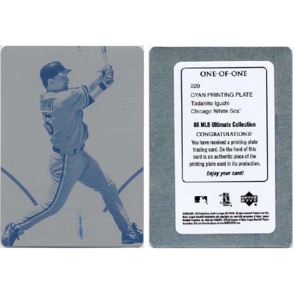【1 of 1】井口資仁 2006 Upper Deck MLB Ultimate Collection Cyan Printing Plate Card