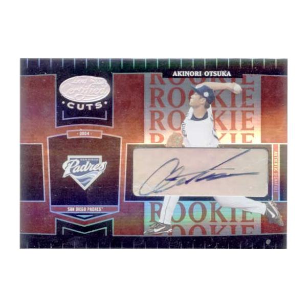 大塚晶則 2004 Leaf Certified Cuts Rookie Signature Card /25 Akinori Otsuka