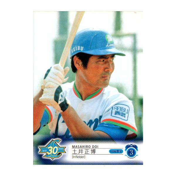 BBM2008 西武ライオンズ30周年記念カード レギュラーカード No.15 土井正博
