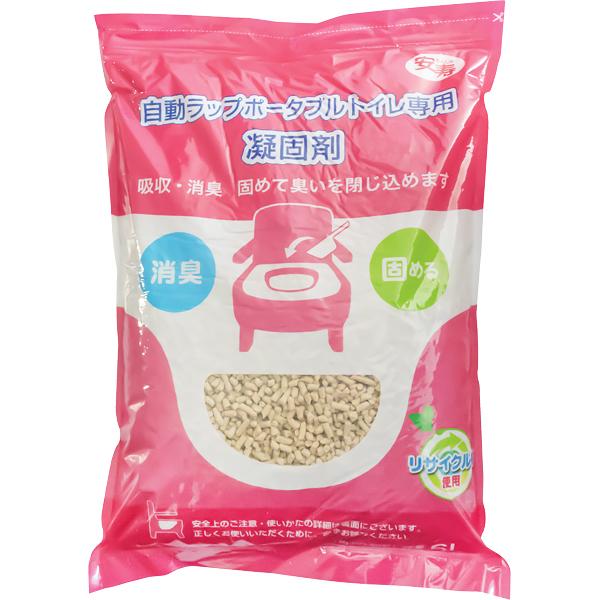 ※商品詳細は下部の『商品説明』（PC）『商品情報をもっと見る』（スマートフォン）からもご覧いただけますのでご参考ください。■メーカー：アロン化成株式会社　安寿容量：6L（約60回分）付属品：軽量カップ・吸収・消臭・固めて臭いを閉じ込めます。...