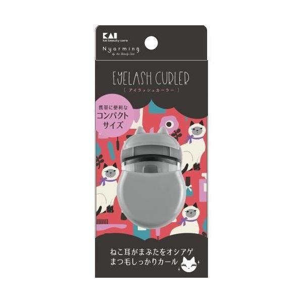 携帯に便利なコンパクトサイズのアイラッシュカーラー。ねこ耳がまぶたを押し上げ、まつ毛をしっかりカールさせます。【メーカー】貝印【品番】HC-2200【サイズ】本体サイズ:68×40×15mm　　　　　重量:20g【材質】本体・押え:ポリカー...