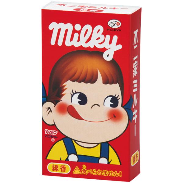 「ミルキーはママの味♪」でおなじみの「ミルキー」とコラボしたお線香です。ペコちゃんがパッケージとなっています。甘く懐かしいミルキーの香りが広がります。※本品は食べ物ではありません。※《簡易包装》での配送となります。【燃焼時間】約19分【内容...