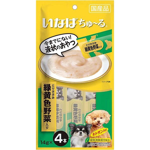 いなば 愛犬用ちゅーる ちゅ る とりささみ 緑黄色野菜入り 14g 4本 国産品 ドッグフード 犬のおやつ スナック レトルト チャオ いなばペット ku カレッツァ 犬用品 ドッグフード 通販 Yahoo ショッピング