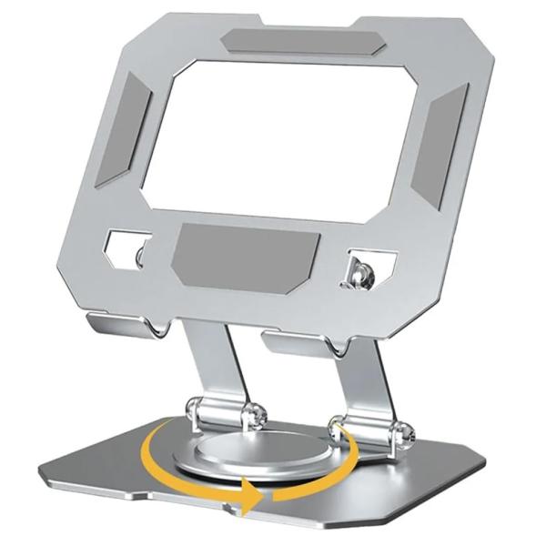 【高度と角度の調整可能】人間工学に基づいたデザインで、トップ部分は180°、ボトム部分は360°調整可能。お好みの角度と高さに自由に調整できます。快適な角度で学習や仕事ができるようにサポートします。スタンドを使用してタブレットに角度と高さを...