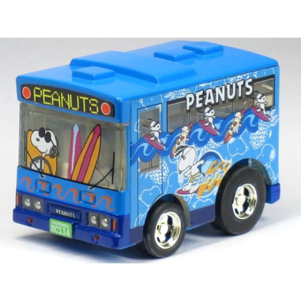 チョロQ 【単品】チョロQ スヌーピー PEANUTS バス 青/紺 : カーホビー