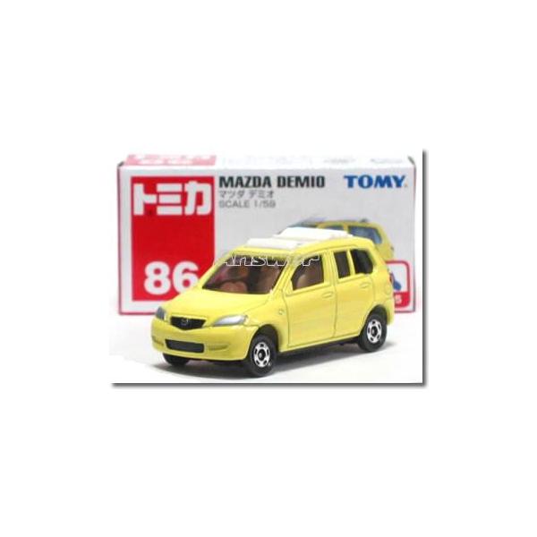 マツダ（Mazda） 【旧番】トミカ086 デミオ イエロー ※新車シール
