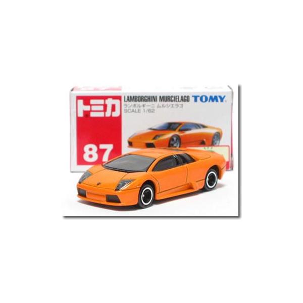 オレンジ ※外箱無/クリアケース入※【旧番】トミカ087 ランボルギーニ
