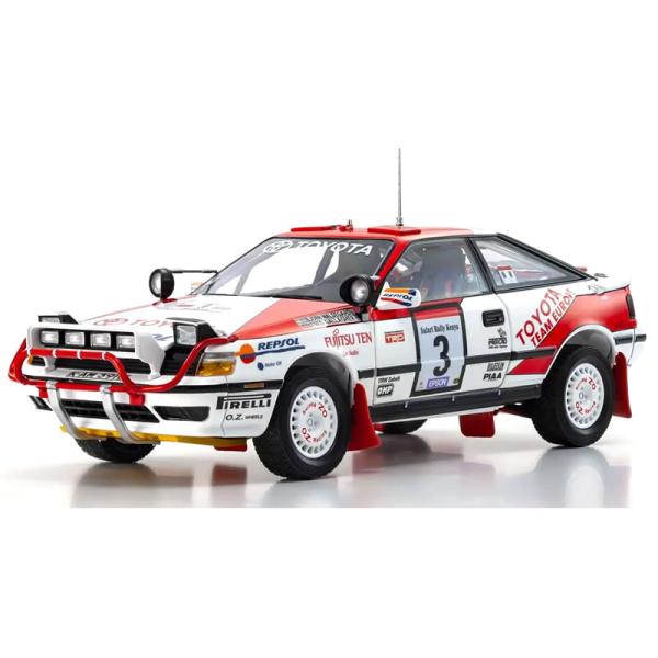 トヨタ（TOYOTA） 京商 1/18 セリカ GT-FOUR (ST165) No.3 サファリ