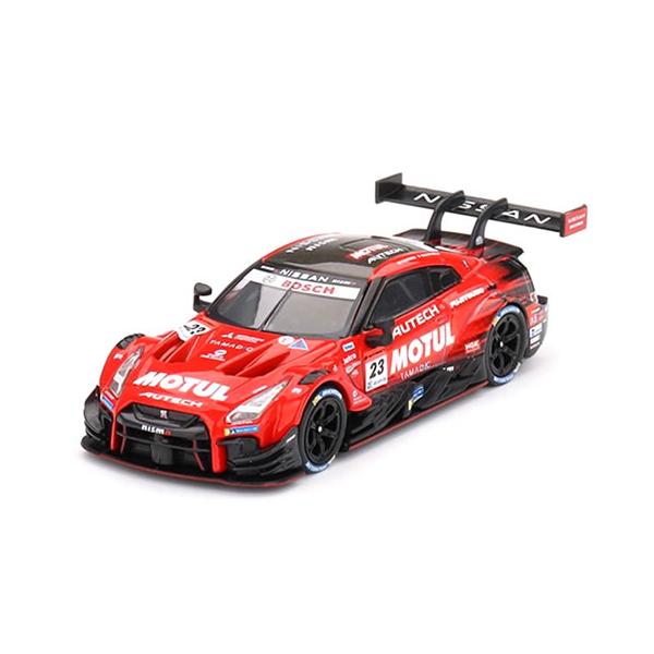 日本限定品】MINI GT 1/64 SUPER GT 2021 MOTUL AUTECH GT-R No.23 (左 