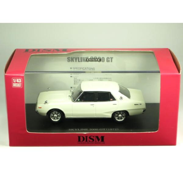 DISM 110スカイライン（ヨンメリ）ホワイト　前期型 DISM 110スカイライン（ヨンメリ）ホワイト 前期型 アオシマ 1