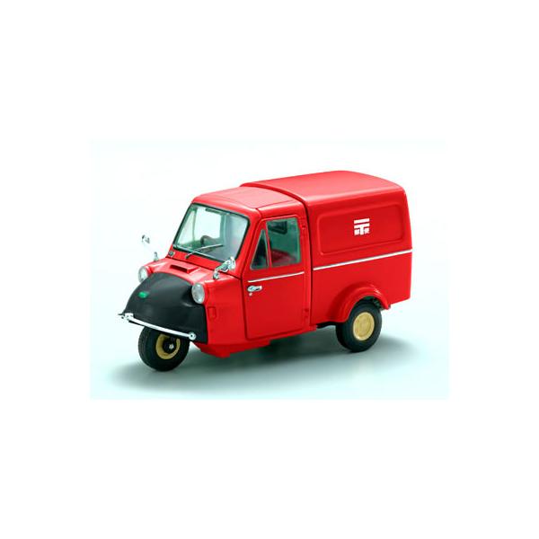 ダイハツ（DAIHATSU） エブロ 1/43 ミゼット 郵便車 1961 レッド