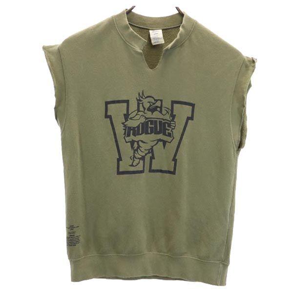WTAPS（ダブルタップス） 日本製 ノースリーブ スウェット カーキ 