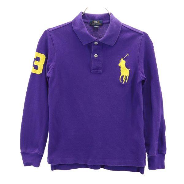 ■ 商品詳細 ■ブランド：ポロラルフローレン / POLO RALPH LAUREN対象：キッズアイテム：ポロシャツサイズ表記：6※実寸サイズを参考にしてください。着丈：約49cm身幅：約34cm肩幅：約30.5cm袖丈：約46cm素材：綿...