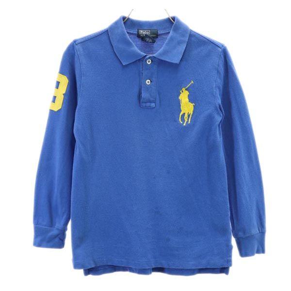 ■ 商品詳細 ■ブランド：ポロバイラルフローレン / Polo by Ralph Lauren対象：キッズアイテム：ポロシャツサイズ表記：7※参考サイズ：キッズ130cmサイズ相当 ※実寸サイズを参考にしてください。着丈：約53cm身幅：約...