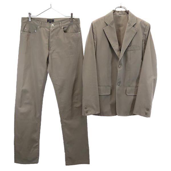 A.P.C.（アーペーセー） スーツ 上下セットアップ 上XS/下W32 グレー