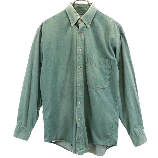 ランズエンド（LANDS' END） 90s オールド USA製 長袖 ボタンダウン