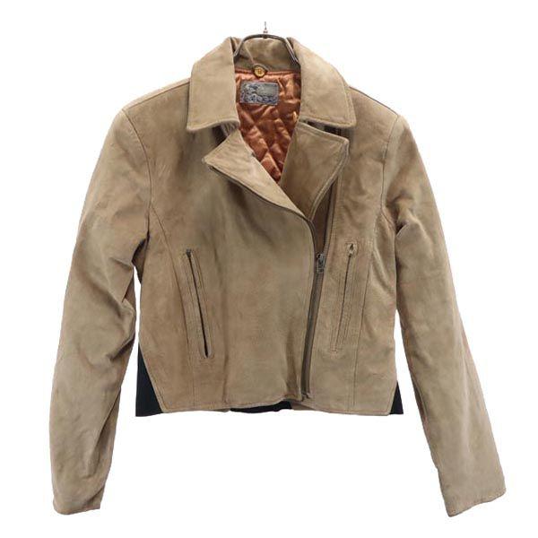 ケンゾー 中綿 豚革 レザージャケット F ベージュ KENZO 本皮 レディース KENZO（ケンゾー） 中綿 豚革 レザージャケット F ベージュ 本皮
