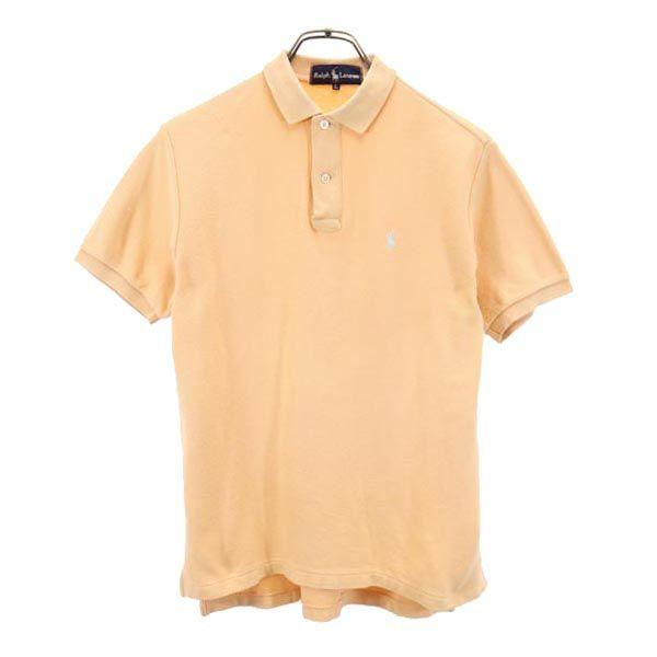 RALPH LAUREN ラルフローレン 半袖 ポロシャツ L ペールオレンジ