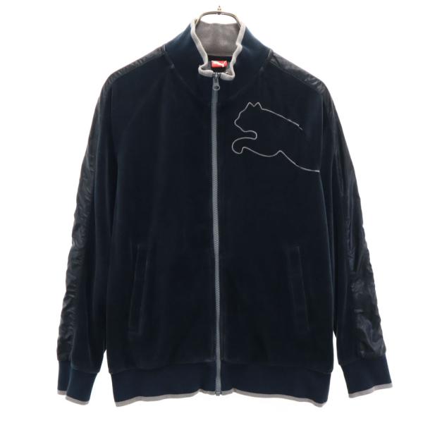 PUMA（プーマ） 長袖 ベロア ジャケット S ネイビー系 827159 メンズ