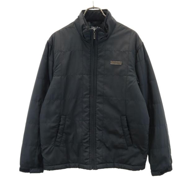 FIRSTDOWN ファーストダウン 中綿ジャケット L ブラック系 メンズ 古着 中古